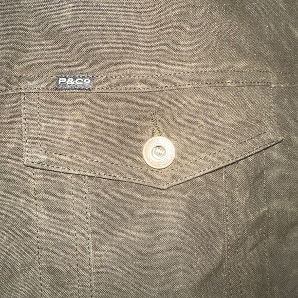 P&Co Wayfare Waxed Olive Canvas Jacket *RARE* - Picture 12 of 14